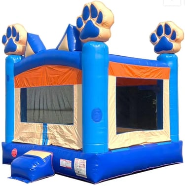 Medium Blue Dog Moonwalk Bookings 832-216-8423