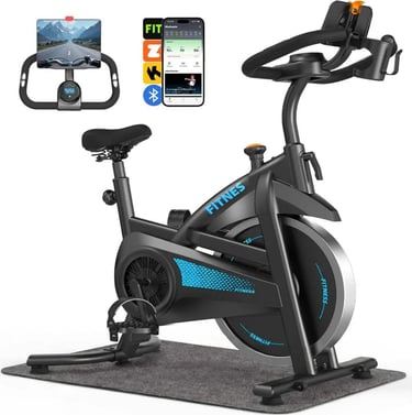 Bicicleta Ergométrica Spinning Wizo com Bluetooth e Conexão para Aplicativos de Treino
