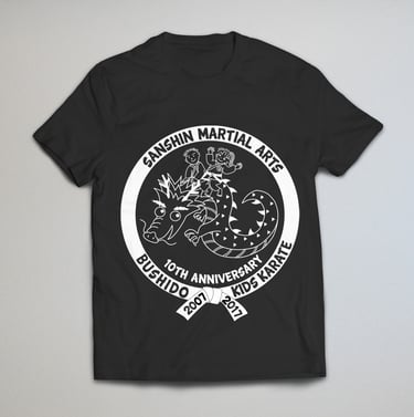 bushido kids karate t-shirt