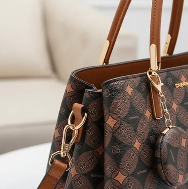 Bolsa Feminina Chenson Monograma Contemporâneo Alça Mão