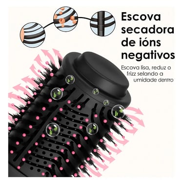 Escova Secadora Alisadora Modeladora WPE