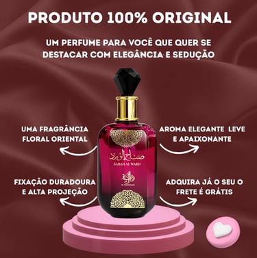 Perfume Arabe Feminino Al Wataniah Sabah Al Ward Edp 100ml