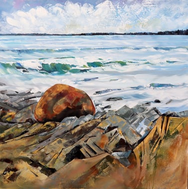 Still Standing - Painting by Sharon Wadsworth-Smith