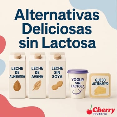 Comparativa productos sin lactosa
