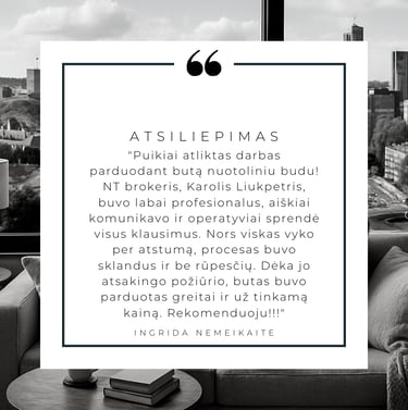 ingrida nemeikaite atsiliepimas apie nt brokeris