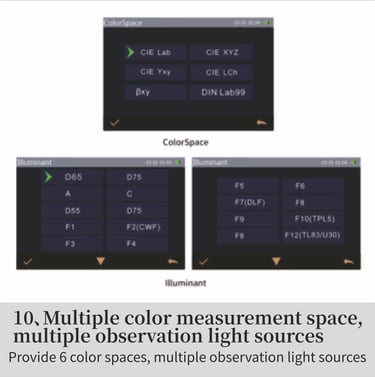 a number of different types of color schemes