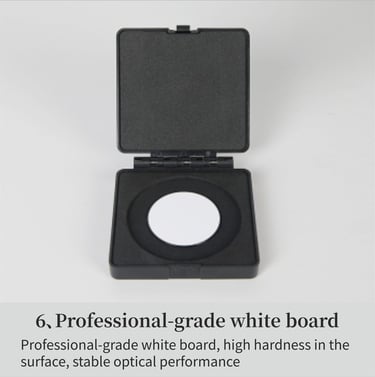 a professional grade white board with a black case