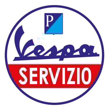Stickers Vespa Servizio