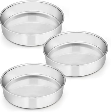 3 cake pans