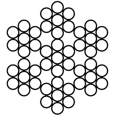 cavo di acciaio 7x7