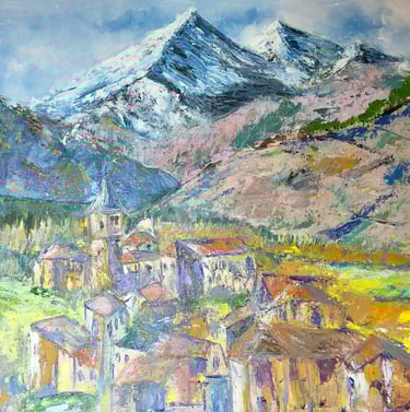 Colección de acrílicos – arte en lienzo hecho a mano