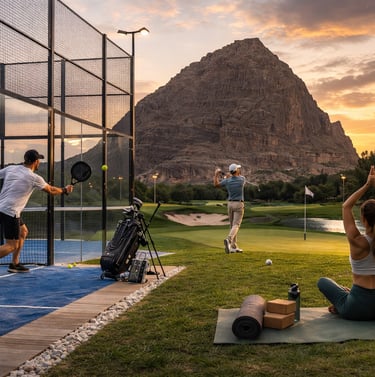 tours deportivos en Jordania con experiencias de pádel, yoga, golf y experiencias premium en Exclusive Jordan
