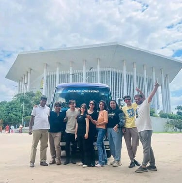Our services are for the tourists from Asia, Europe etc. At BMICH, Colomb.o