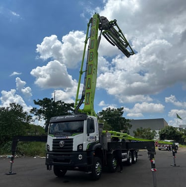 caminhão lança de concreto 43m