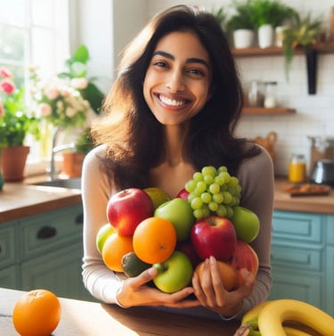 Una dona i els seus fruits