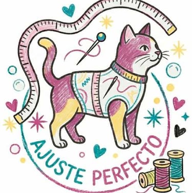 ilustracion de gato que indica que se hace un ajuste perfecto a la medida