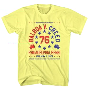 Bicentennial Superfight Balboa V. Creed Rocky T-Shirt