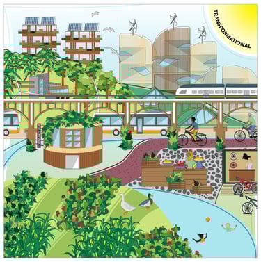 Visualisaties van toekomstvisies circulaire economie – grafisch ontwerp Utrecht