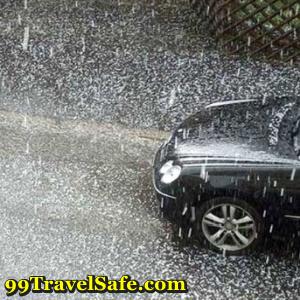 Driving in Hail or Thunderstorms