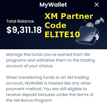 XM PARTNER CODE ELITE10