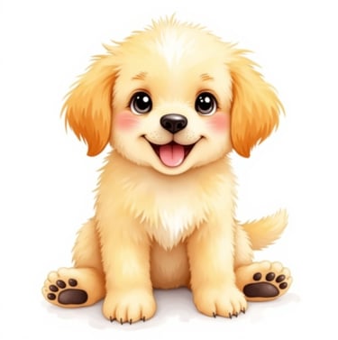free cute dog clipart