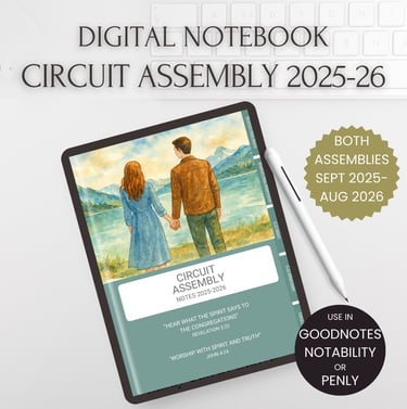 A digital notebook for the circuit assembly 2025-26
