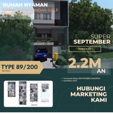 Taman parahyangan Golf Kavling 3 