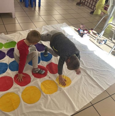 Activité Twister géant