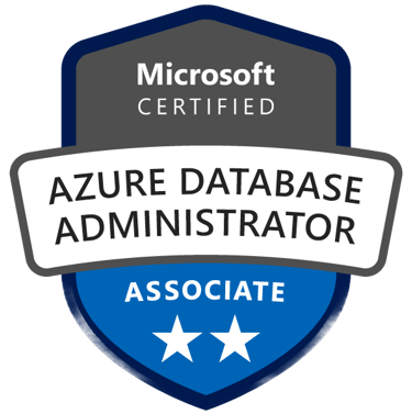 DP-300 Azure Database Administrator certification badge
