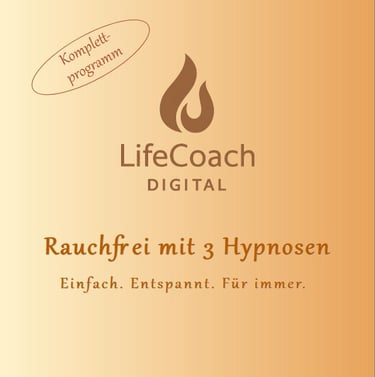 Rauchfrei-Paket mit drei Hypnosen zur Unterstützung beim Nichtrauchen