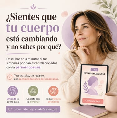 est de perimenopausia gratuito para identificar síntomas hormonales