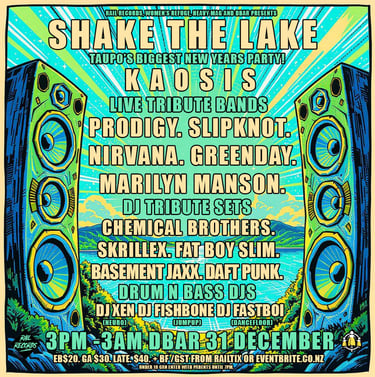 New Years Eve Taupo Shake The Lake