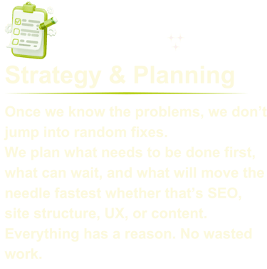 Planning custom web design and SEO strategies for better results