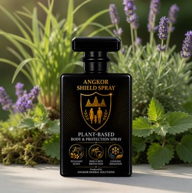 alt="Angkor Shield Spray 100 ml plant-based body and protection spray"