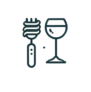 Pasta and wine in Verona