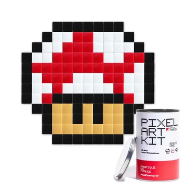 Pixel Corner, baby shroom rojo, pixel art kit