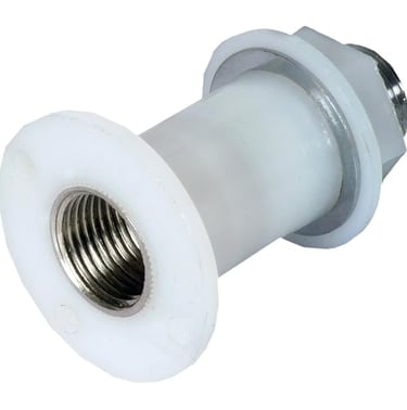 "Durable deep freezer plastic spare parts with threaded fitting and washers"