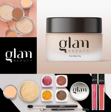 Cosmetics makeup products branding
