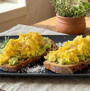 How to make avocado toast breakfast