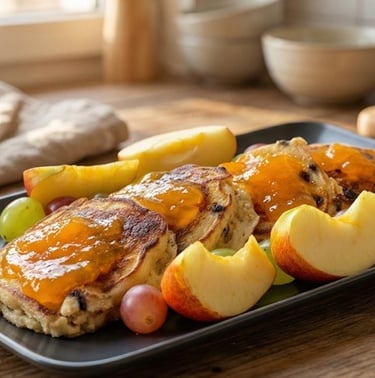 Vegetarian recipe for protein pancakes