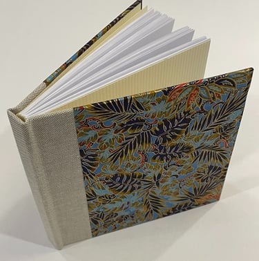 Journal with chiyogami paper - Bound Impression