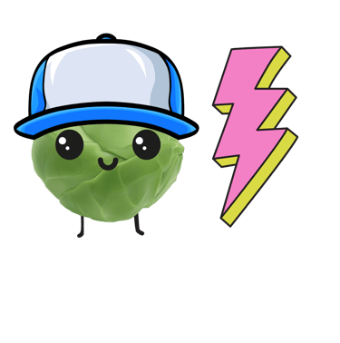 The Creative Sprout logo next to a lightning bolt