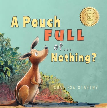 Book cover by Charissa Stastny - A Pouch Full of...Nothing?