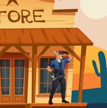 a man in a cowboy hat