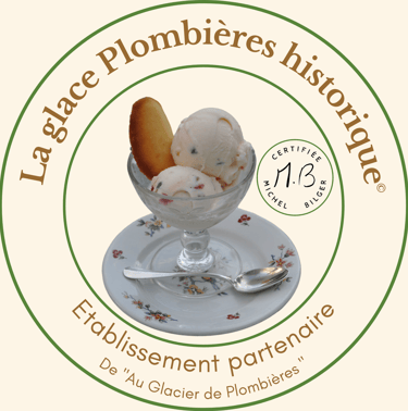 Plaque partenaire de la glace Plombières