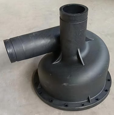 Corrosion-resistant PDCPD pump housing