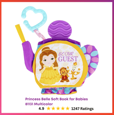Princess Belle Soft Book for Babies