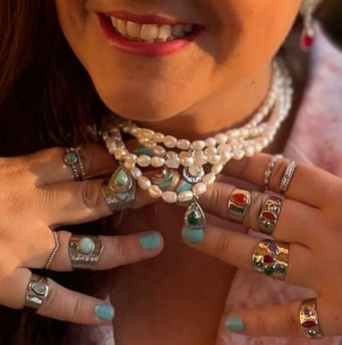 Bijoux en pierres semi-précieuses