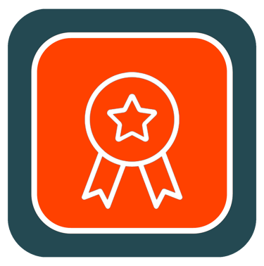 icona coccarda stilizzata