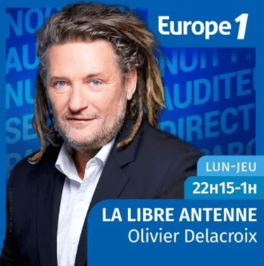 Olivier Delacroix sur Europe 1 pour la Libre antenne parle de la ferme de belon avec Fabrice Gourdon